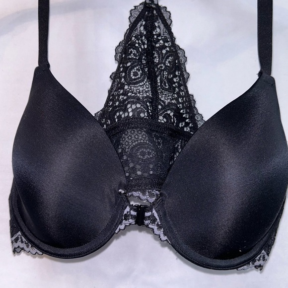 Maidenform Bra Lace Racerback Full Coverage Lightly Padded Underwire T-Shirt Bra - Picture 5 of 13